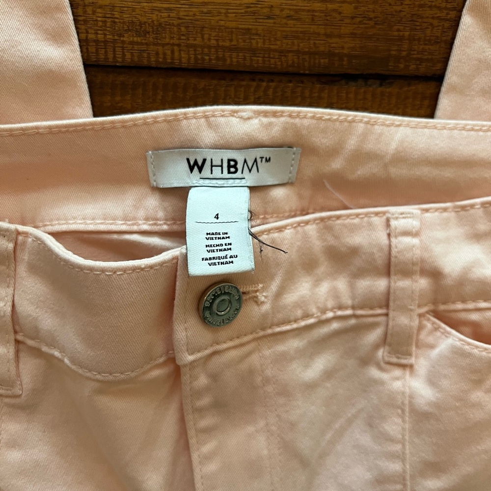 White House Black Market Pink Cargo Pants - Picture 4 of 4